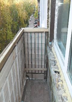 Ремонт открытого балкона - фото 5